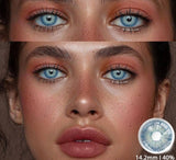 Colored Contact Lenses For Eyes 1pair Brown EyeContacts Lense Yearly Use Beauty Makeup Blue Color Contact Lenses