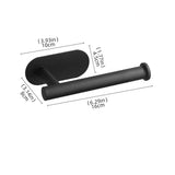 Adhesive Punch-free Toilet Roll Paper Towel Holder Organizer Wall Mount Storage Kitchen Bathroom No Drill Tissue Dispenser