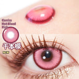 2pcs Halloween Colorful Contact Lenses Anime Cosplay Eye Lenses multicolored lenses Lenses White Black Red Lenses