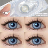 Color Contact Lenses for Eyes Natural 2pcs Blue Brown Colored Lenses Eyes Yearly Beautiful Pupil Color Contact Lenses