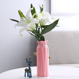 Nordic Style Flower Vase Living Room Decoration Ornaments Modern Origami Plastic Vases Pot for Flower Arrangements Home Decor