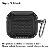 Case for Airpods 2nd Cover Luxury Protective Earphone Cover Case for Apple airpods pro 2 3 Air pods 2 Shockproof Sleve With Hook