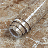 Marble Self Adhesive Vinyl Wallpaper for Walls In Rolls Waterproof Wall Stickers Kitchen Table Kitchen Sticker Home Decor