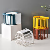 Punch-Free Toilet Paper Shelf Bathroom Kitchen Tissue Box Wall-Mounted Sticky Paper Storage Box Toilet Paper Holder Roll Paper