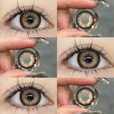 EYESHARE 1 Pair New Colored Contact Lenses for Eyes Blue Lenses Big Eye Lenses Brown Lesnes Yearl Eye Contacts Cosmetic Lenses