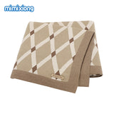 Baby Blankets Newborn Swaddle Wrap 100*80 CM Cotton Knitted Infant Kids Stroller Bedding Quilt Super Soft Children's Accessories