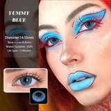 Natural Color Lens Eyes 2pcs Yearly Color Contact Lenses Beauty Contact Lenses for Eyes Eye Cosmetic Color Lens Eyes