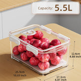 Refrigerator Organizer Containers Food-grade Vegetable Fruit Sealed Preservation Box Fridge Freezer Containers Kitchen Organizer