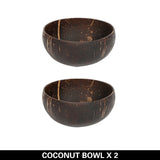 Natural Coconut Bowl Wooden Handmade Coconut Bowls for Eating Tableware with Spoon Dessert Fruit Salad Mixing Rice 12-15cm