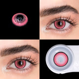 Natural Color Lens Eyes 2pcs Yearly Color Contact Lenses Beauty Contact Lenses for Eyes Eye Cosmetic Color Lens Eyes