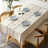 Nordic Home Rectangular Tablecloths for Table Party Decoration Bohemian Waterproof Anti-stain Table Cover