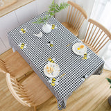 PVC Tablecloth Waterproof Heat Proof and Oil-Proof Coffee  Mat  Household Dinning Table Decoration Wedding Decoration Manteles