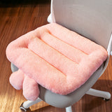 Soft Smooth Short Plush Thicken Chair Cushion Office Seat-Back Cushion Girls' Cute Seat Cushion Living Room Tatami Cushion