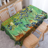 Van Gogh Oil Painting Waterproof Coffee Table Table Cover Rectangular Tablecloths Party Wedding Decoration Table Cloth