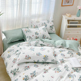 50 Thread Printing 13372 Air Jet Duvet Cover Queen King Size Comforter Cover European And Korean Style Series