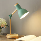 E27 Nordic Eye Protection Desk Lamp Wooden Book Light Study Bedroom Children Living Room Lamp Reading Light LED Table Lamp Light