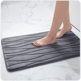 Memory Foam Bath Mat Anti-Slip Shower Carpet  Soft Foot Pad Decoration Floor Protector Absorbent Quick Dry Bathroom Rug