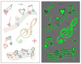 Fairy Butterfly Wings Shiny Tattoo Sticker Waterproof Eyes Face Hand Body Art Fake Tattoos Women Makeup Dance Music Festival