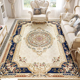 European soft carpet living room bedroom modern large area carpet palace retro American carpet non-slip carpet living room