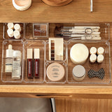 Transparent Desk Acrylic Storage Box Drawer Organizers  Jewelry Makeup Organizer For Cosmetic Closet Organizer For Small Things