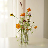 Clear Glass Vase Tubes Set Hanging Flower Holder Plant Container  Flower Vases for Homes Room Decor