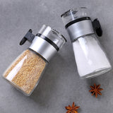 5g Push-type Salt Dispenser Pepper Shaker Spice Salt Sugar Bottle Jar Push Type Can Tin Seasoning Kitchen Condiment Cuisine