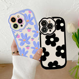 Flower Lens Protect Cases For iPhone 11 12 13 14 Pro Max Phone Case iPhone11 Fundas iPhone14 Plus 11Pro Promax Soft Back Cover