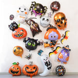 Halloween Decoration Balloon Pumpkin Ghost Spider Foil Balloons Toys Bat Globos Halloween Party Supplies