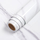 Marble Self Adhesive Vinyl Wallpaper Furniture Desktop Door Stickers Living Room Wall Paper Solid Color Contact Paper Home Decor