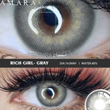 Color Contact Lenses for Eyes 2pcs TAYLOR GRAY Green Colored Lenses Beautiful Pupil Yearly Makeup Cosmetic ContactLens