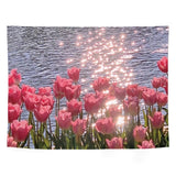 Ins Landscape Tapestry Wall Hanging Cloth 3D Printing Wall Tapestry Bedroom Dorm Background Decorative Tapestry