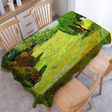 Van Gogh Oil Painting Waterproof Coffee Table Table Cover Rectangular Tablecloths Party Wedding Decoration Table Cloth