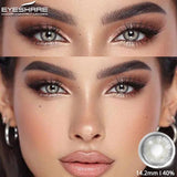 Colored Contact Lenses For Eyes 1pair Brown EyeContacts Lense Yearly Use Beauty Makeup Blue Color Contact Lenses