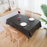 PVC Tablecloth Waterproof Heat Proof and Oil-Proof Coffee  Mat  Household Dinning Table Decoration Wedding Decoration Manteles