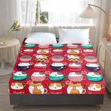 Hot Sale Single Fitted Sheet Mattress Cover With All-around Elastic Rubber Band Bed Cover Polyester Bed Sheet（No Pillow cases）