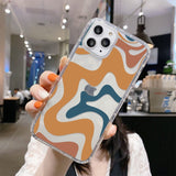 Abstract Swirl Pattern Phone Case For iPhone 11 Case iPhone 13 Pro Max 14 12 Pro Max XS Max XR 7 8 6S Plus SE 13 Mini Soft Cover