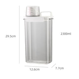 Airtight Laundry Detergent Powder Storage Box washing Powder Container With Measuring Cup Multipurpose Cereal dispenser