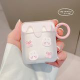 Cute Fresh Flower Case for Apple AirPods 1 2 Pro 3rd Case Purple Flower Case for AirPods Pro 3 Case with Keychain Lanyard