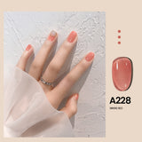 7.3ml Jelly Gel Nail Polish Transparent Nude Manicure Top Coat SemiPermanent Polish Soak Off UV LED Gel Art Nail Varnish