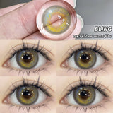 Eye Contact Lenses 2pcs/pair BUBBLE Color Contact Lens Eye Color Cosmetic Color Contact Lens Beauty Eye Makeup