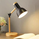 E27 Nordic Eye Protection Desk Lamp Wooden Book Light Study Bedroom Children Living Room Lamp Reading Light LED Table Lamp Light