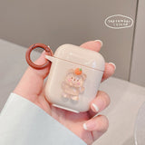 Cute Fresh Flower Case for Apple AirPods 1 2 Pro 3rd Case Purple Flower Case for AirPods Pro 3 Case with Keychain Lanyard