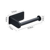 Adhesive Punch-free Toilet Roll Paper Towel Holder Organizer Wall Mount Storage Kitchen Bathroom No Drill Tissue Dispenser