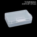 Large-Capacity Transparent Plastic Cosmetics Storage Box Holder Case Display Organizer Container  Small Accessory