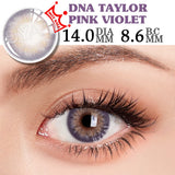 2pcs/1Pair Gray myopia Colored Contact Lenses For Eyes Aurora Europe Seriers lenses with diopters Colored lenses Yearly