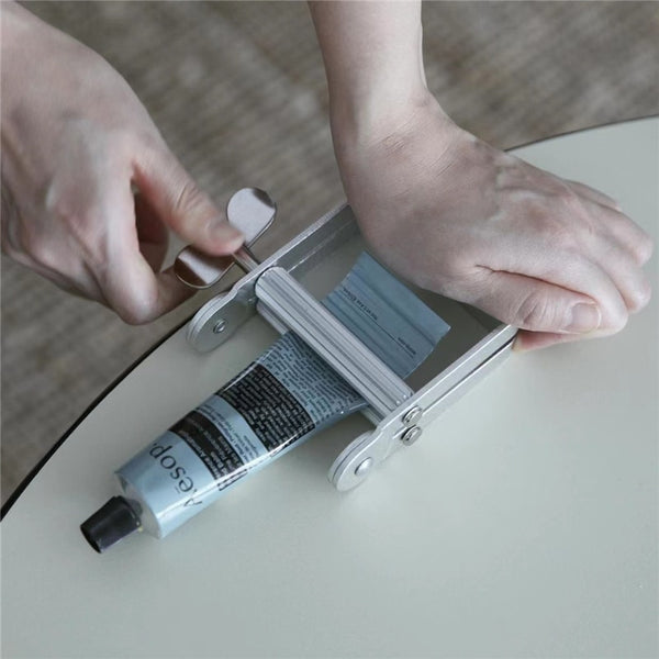 Stainless Steel Toothpaste Squeezer Silver Toothpaste Hand Cream Sauce ...