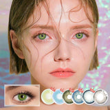 1 Pair Prescription Colored Contact Lenses For Eyes Pupils Beauty Health Colored Lenses With Diopters Yearly Eye Contacts