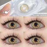 Color Contact Lenses for Eyes Natural 2pcs Blue Brown Colored Lenses Eyes Yearly Beautiful Pupil Color Contact Lenses