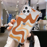 Abstract Swirl Pattern Phone Case For iPhone 11 Case iPhone 13 Pro Max 14 12 Pro Max XS Max XR 7 8 6S Plus SE 13 Mini Soft Cover