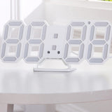 LED Digital Wall Clock with 3 levels Brightness Alarm Clock Wall Hanging Clock